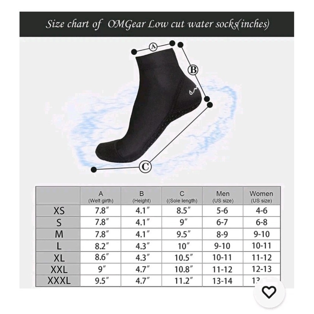 OM Gear Adult Water Neoprene Booties & Gloves , Tropical, Size Small BS16 - Picture 3 of 4
